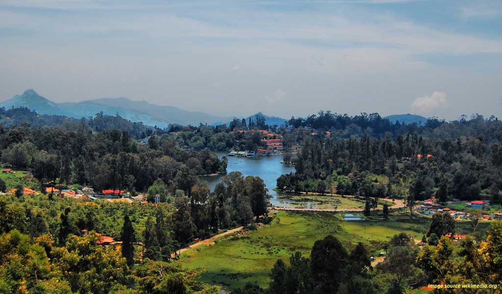 Aerial View of Kodaikanal