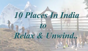 Places in India to relax