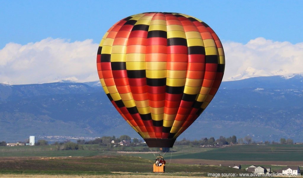 Hot air ballon at Lonavala, Mumbai