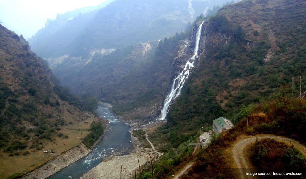 Famous Waterfalls In India : Jang Waterfall