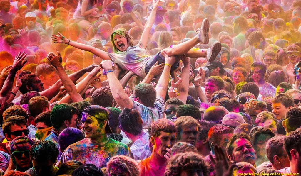 holi in vrindavan