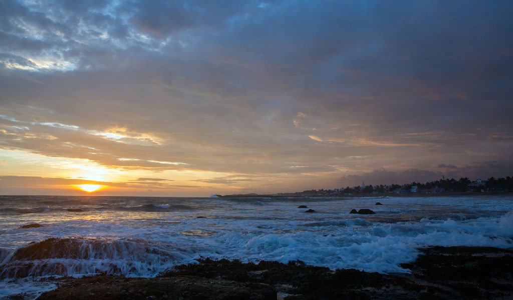 Sunset at Kanyakumari