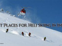 heli skiing in india