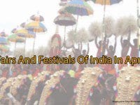 Fairs And Festivals Of India In April