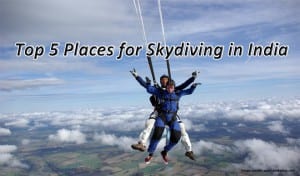 Top 5 Places for Skydiving in India